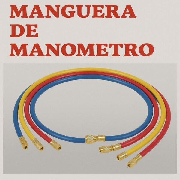 Juego de Manguera de Manómetro R-134 y R-410 x 90cm