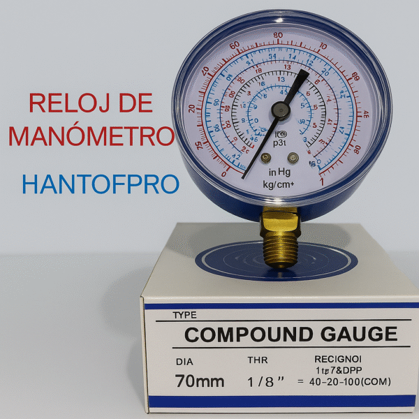 Reloj de Manómetro de Baja