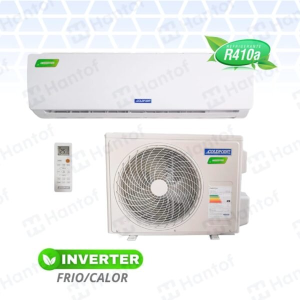 Aire Acondicionado Inverter COLDPOINT Split Pared F/C 12000 Btu/H  R-410A MON 220V