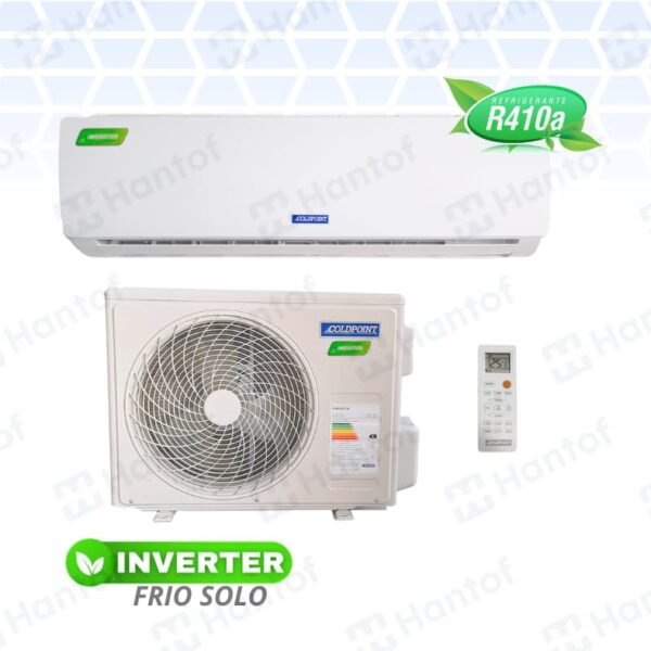 Aire Acondicionado INVERTER COLDPOINT Split Pared F/S 24000 Btu/H  R-410A MON 220V
