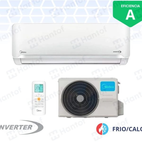 Aire Acondicionado Inverter MIDEA Split Pared F/C 12000 Btu/H  R-410A MON 220V