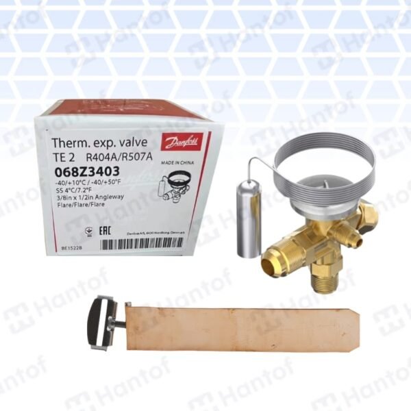 Valvula de expasion Termostatica TE2 R404A/507A Marca DANFOSS