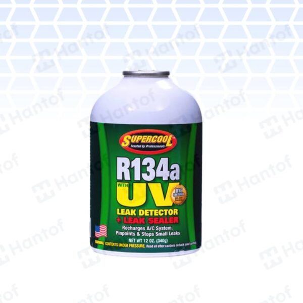 Gas refrigerante R-134A con detector y sellador de fuga  SUPERCOOL